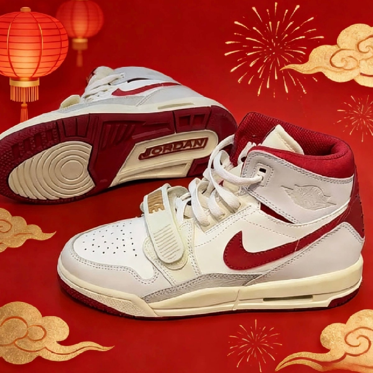 【滔搏联动】NIKE Air Jordan 312GS 双旦礼高帮休闲鞋IQ9785-161