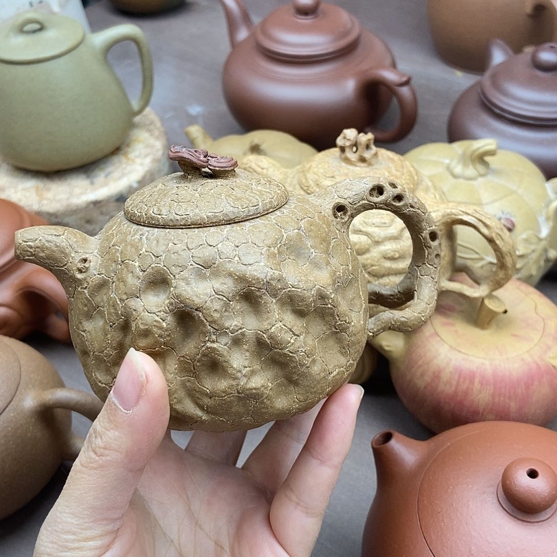 紫砂茶壶关**飞供春黄段