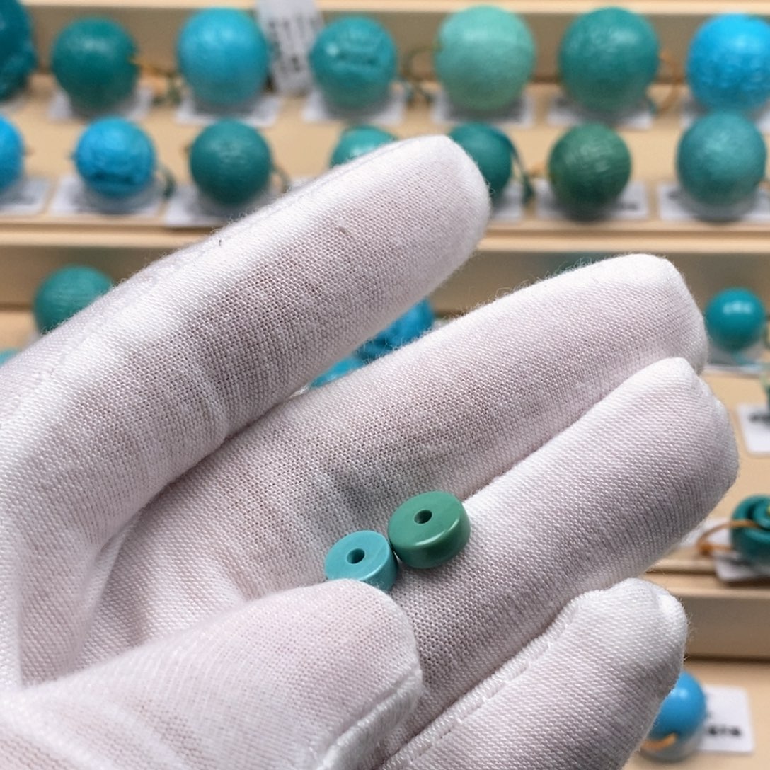 无***️绿松石未镶嵌精品高瓷绿松石哦