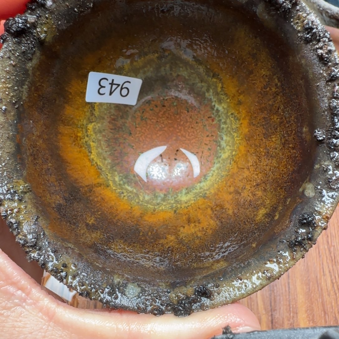 柴烧建盏茶盏茶杯943