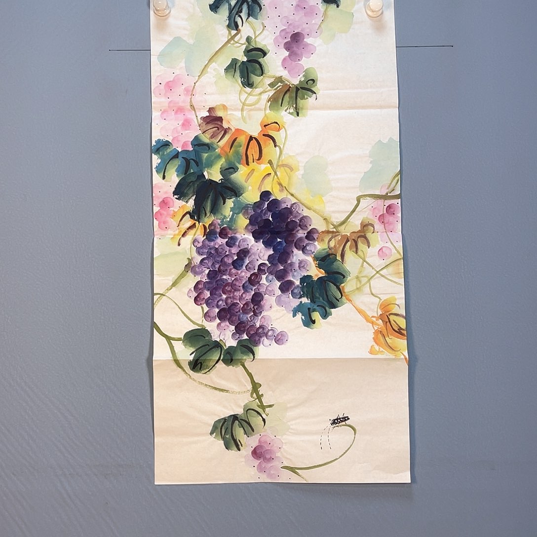 国画501 花开富贵花开桃花满