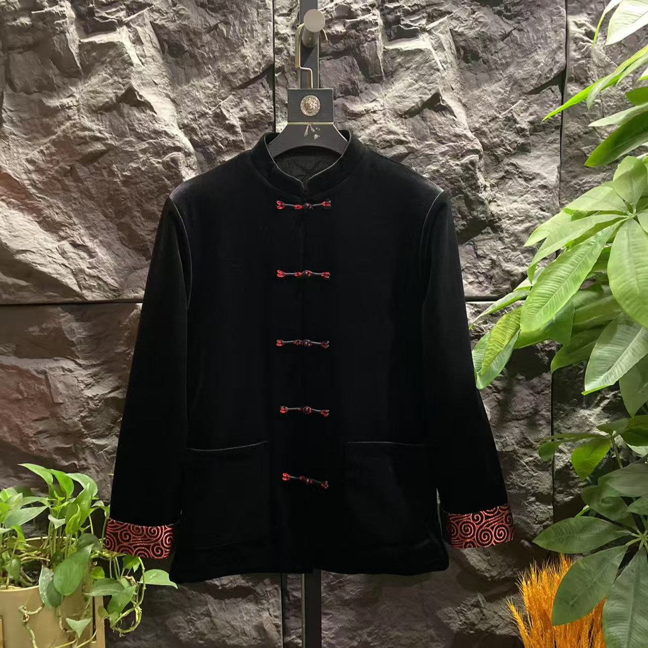  6311男士加厚薄棉服新款休闲时尚百搭唐装外套