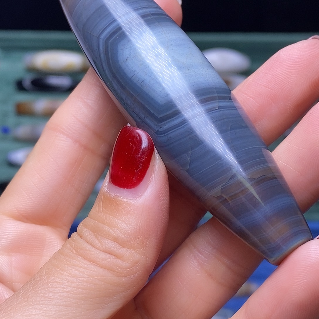 清***风玛瑙/玉髓未镶嵌珠宝半成品