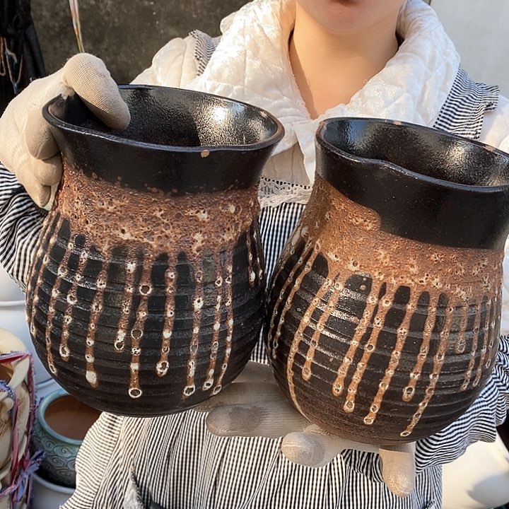 紫砂花盆瑕疵口15高20