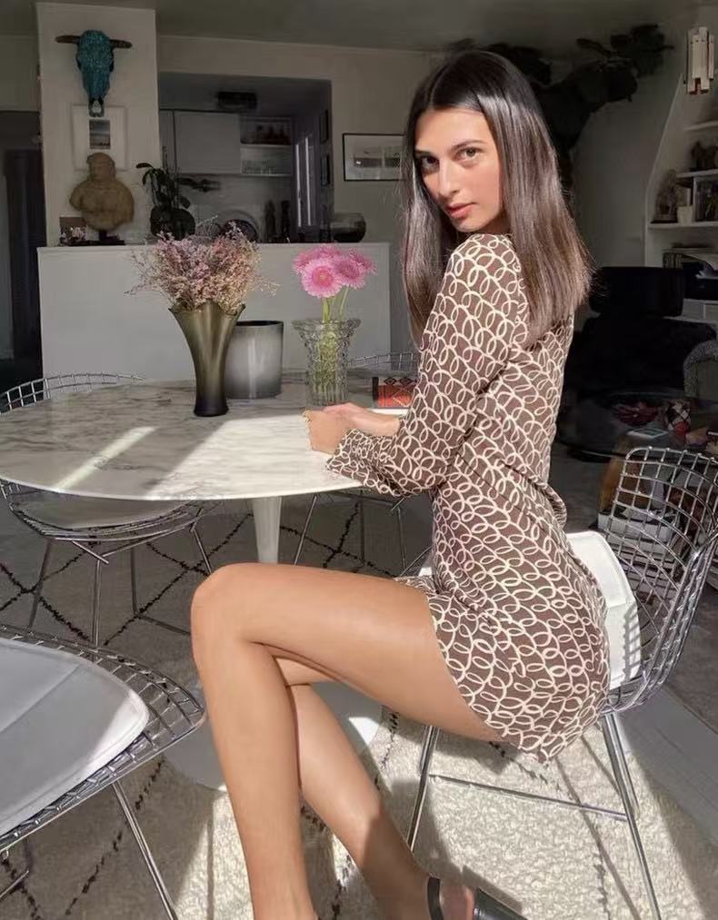 kickylun·长袖连衣裙