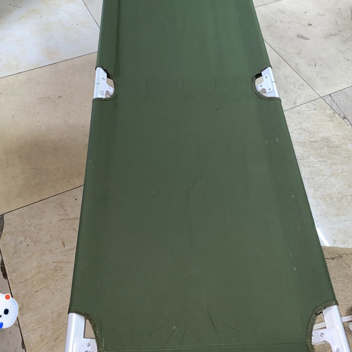 铝制折叠床行君床库存老货长191厘米宽65厘米