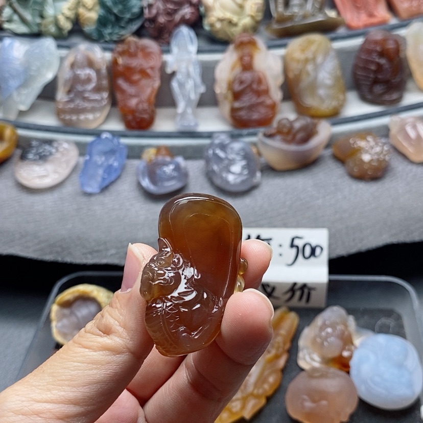 【闪购商品】未镶嵌吊坠定制玛瑙