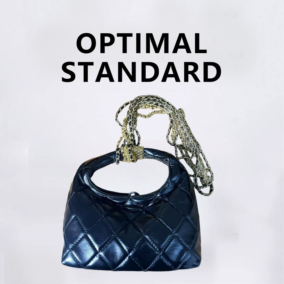 夏梵希（冬季上新）菱格纹黑色L240830手提斜跨包尺寸26.5-8-26真皮