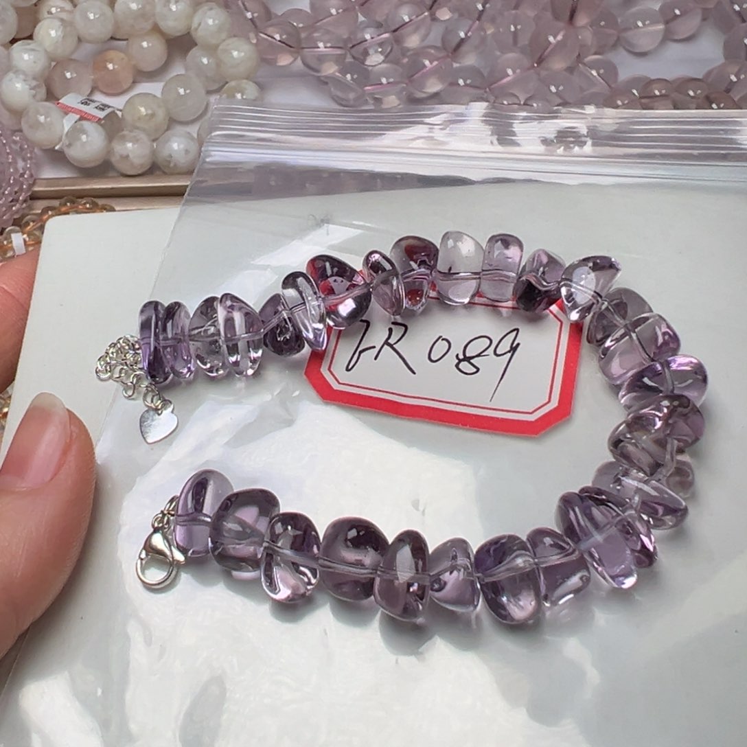 水晶手链未镶嵌九*紫水晶手链