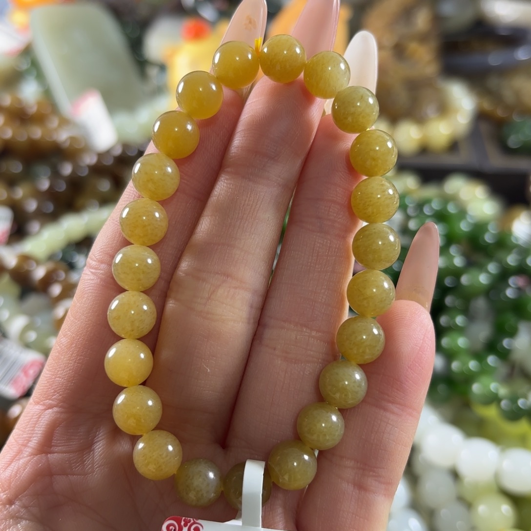 和田玉未镶嵌手链36