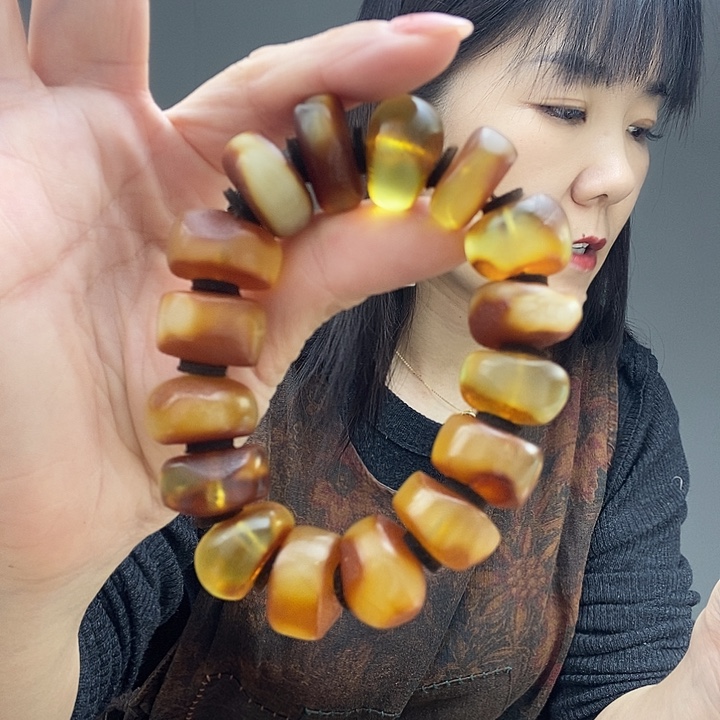 蜜蜡手串未镶嵌手串