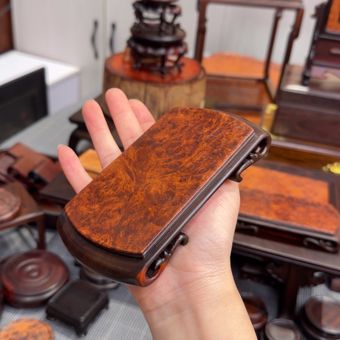 木大红酸枝交趾黄檀底座一木