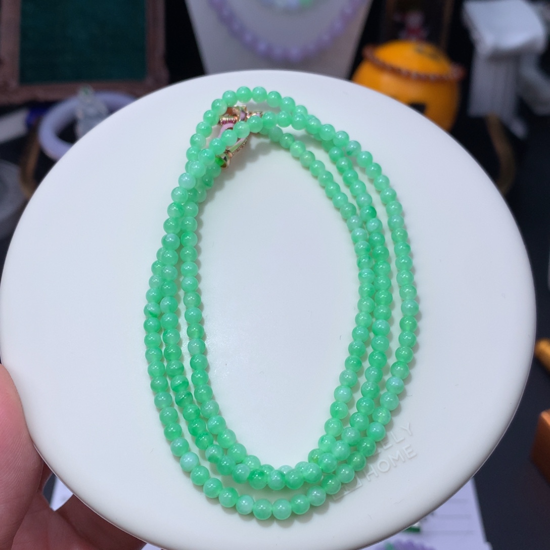 翡翠未镶嵌颈饰48小时鉴赏期退货不扣服务费