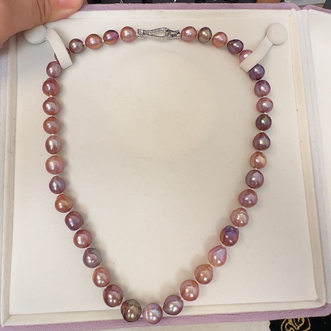 淡水珍珠颈饰银S925镶嵌