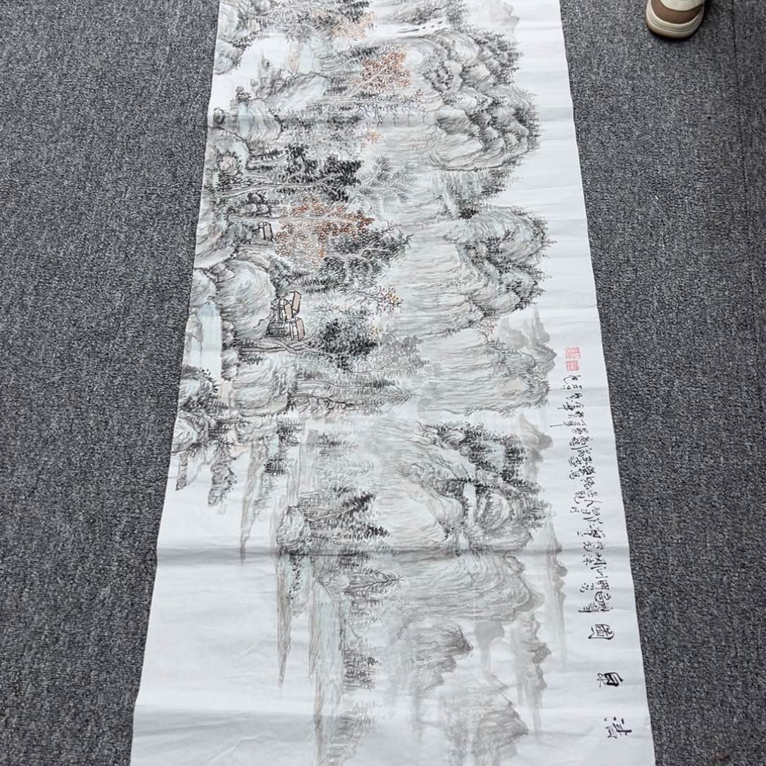 国画纯手绘字画宣纸
