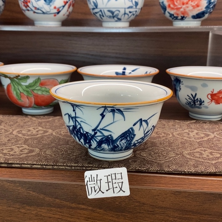 釉下老陶泥手工绘制