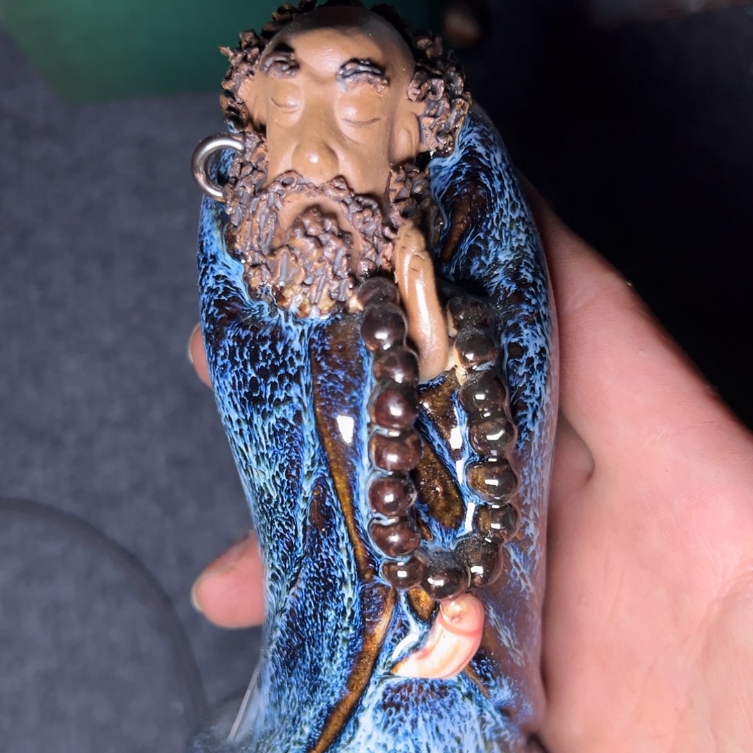 正宗岭南石湾盆放漏