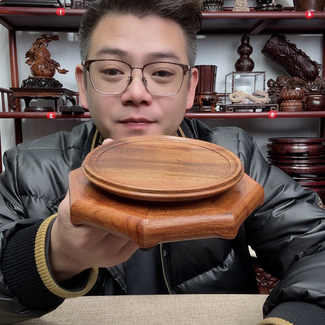 花梨木工艺品底座