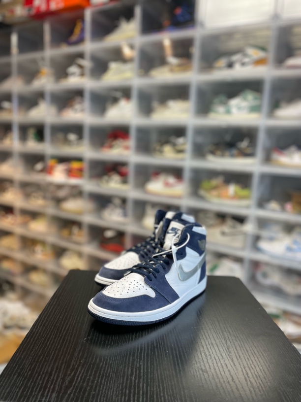 99新 MM6 aj1午夜蓝休闲鞋/42.5/已精洗/