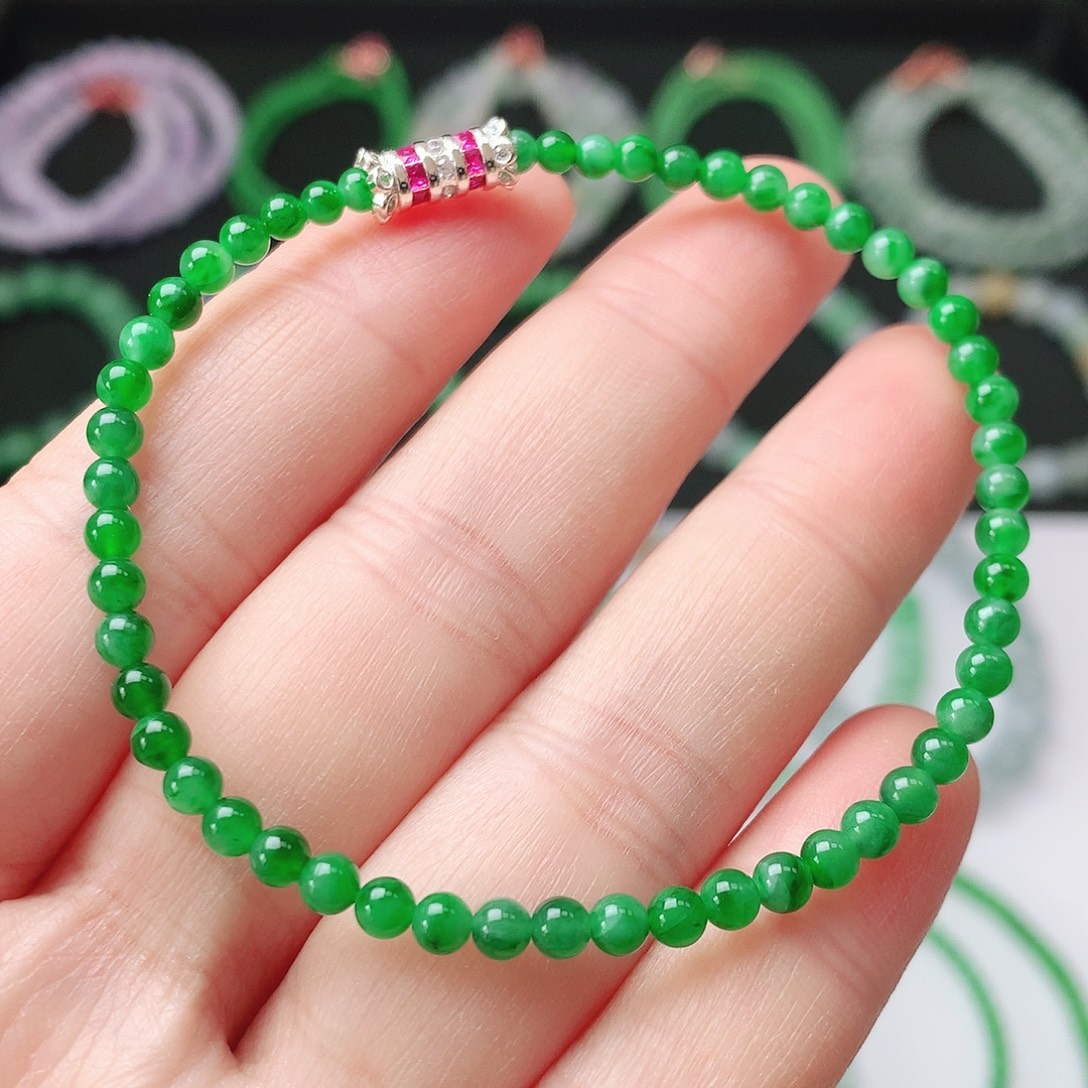 翡翠未镶嵌手链翡翠