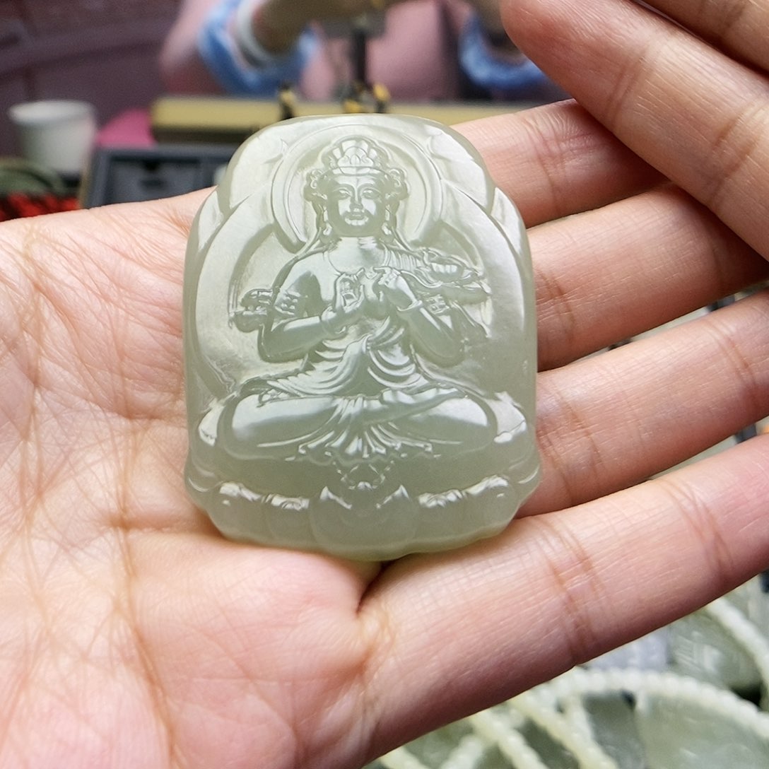 和田玉颈饰未镶嵌昊****4