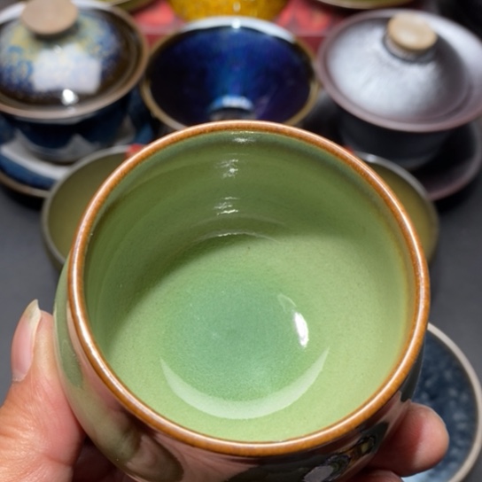 茶盏建盏主人杯茶壶盖碗品茗杯27