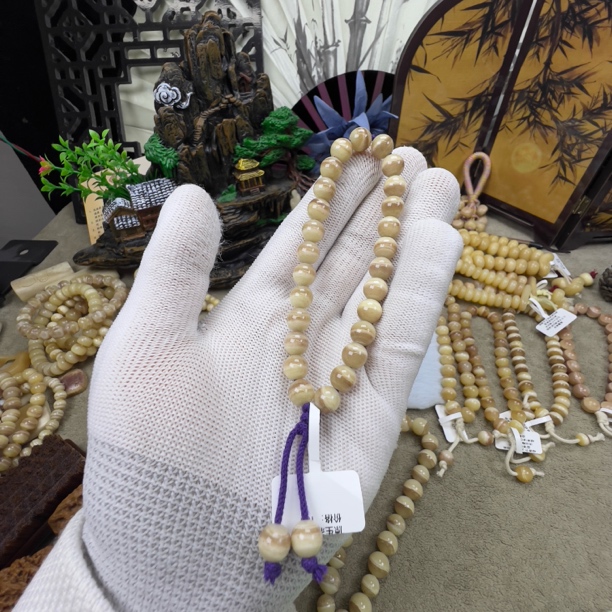 驼骨原生态三花手持卡8圆珠少粽品质