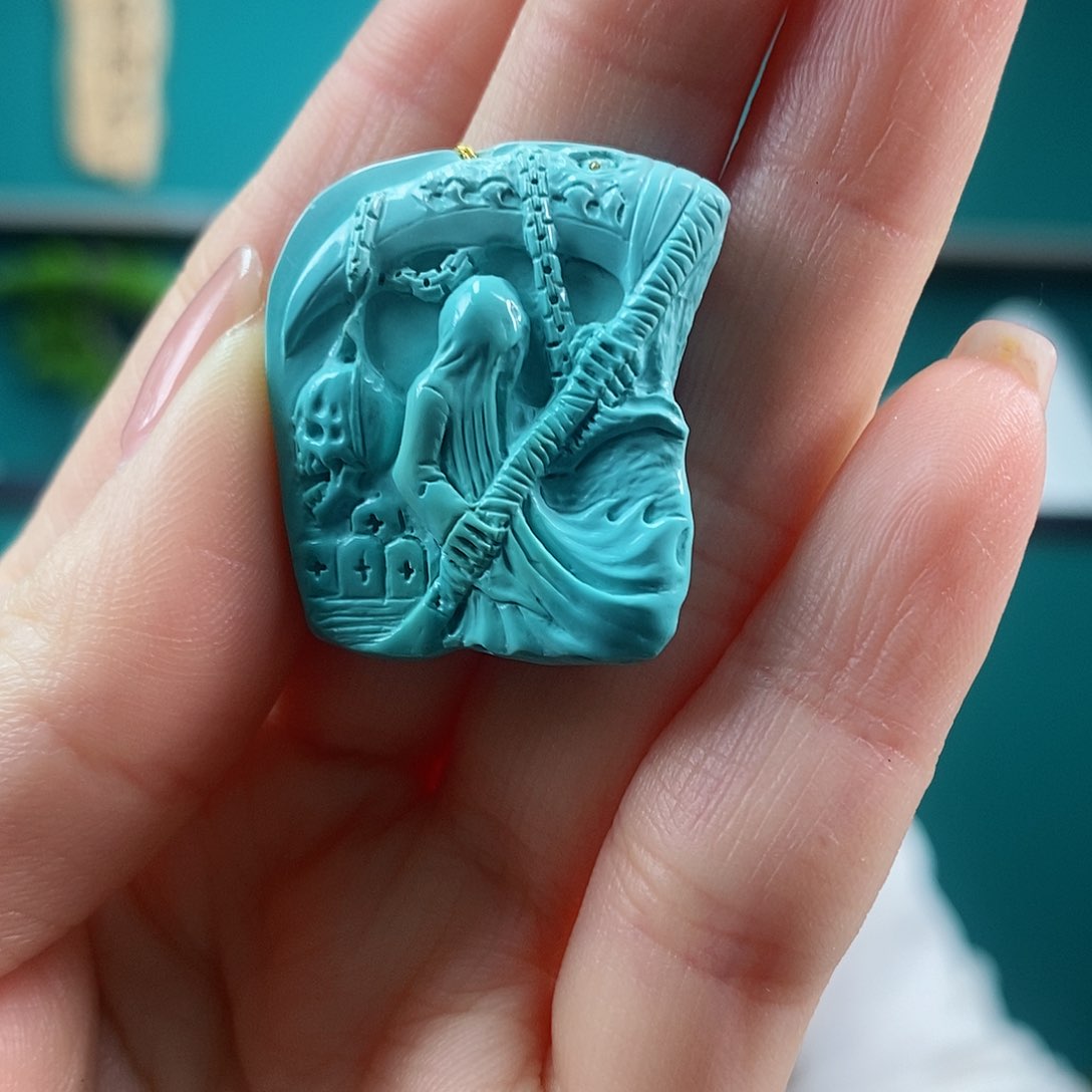 绿松石珠宝奇石未镶嵌