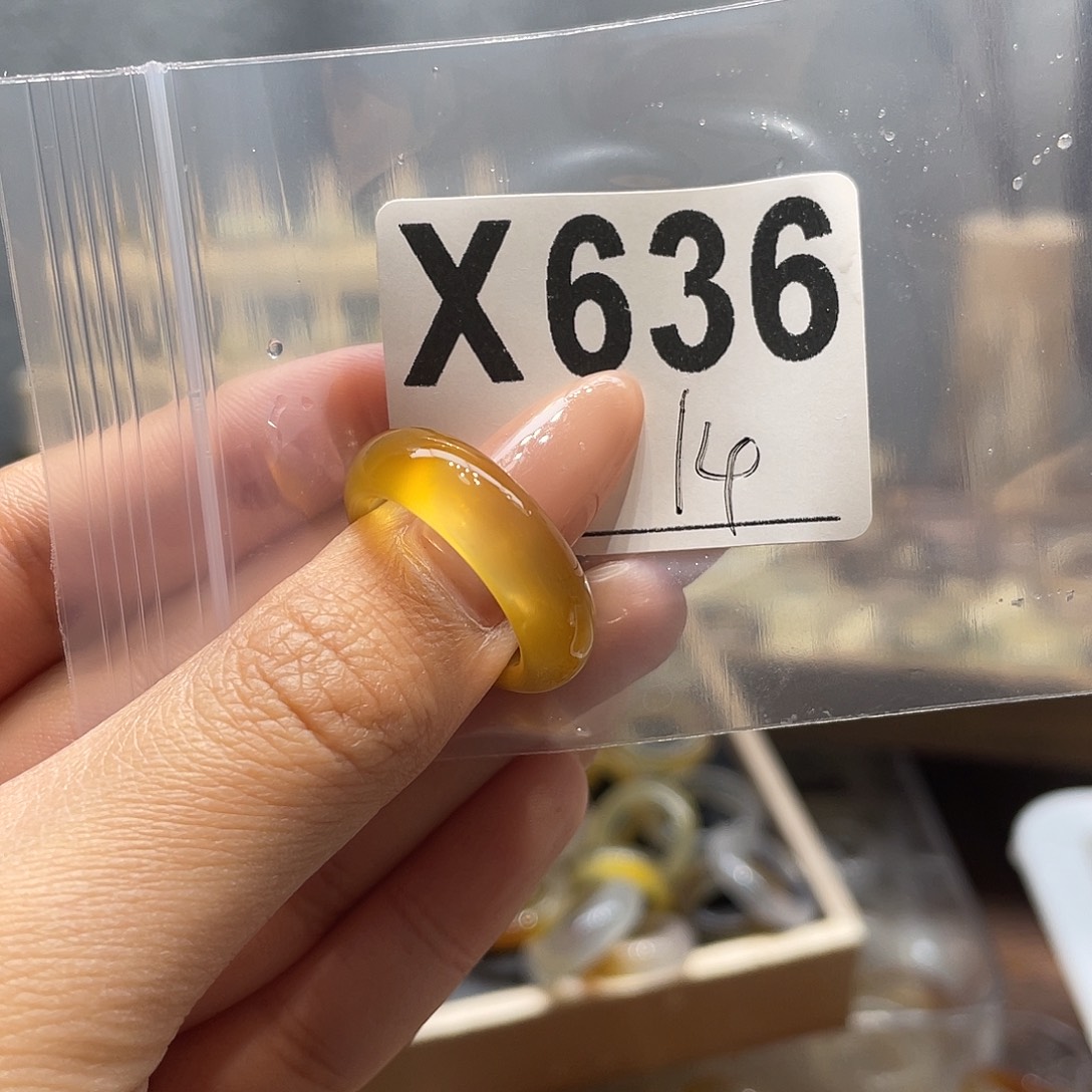 玛瑙/玉髓未镶嵌戒指636