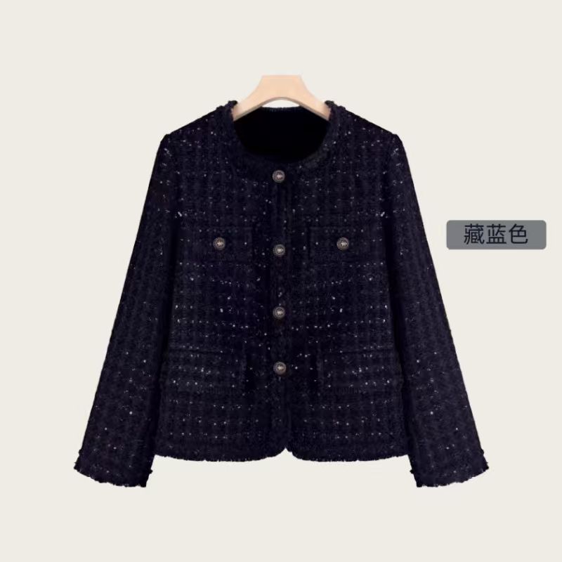  【法式小香风】轻奢法式小香风短外套粗花气质上衣外套ZH-2536