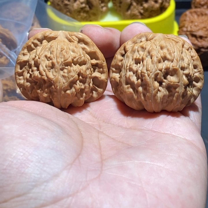 文玩核桃吊坠闷白43