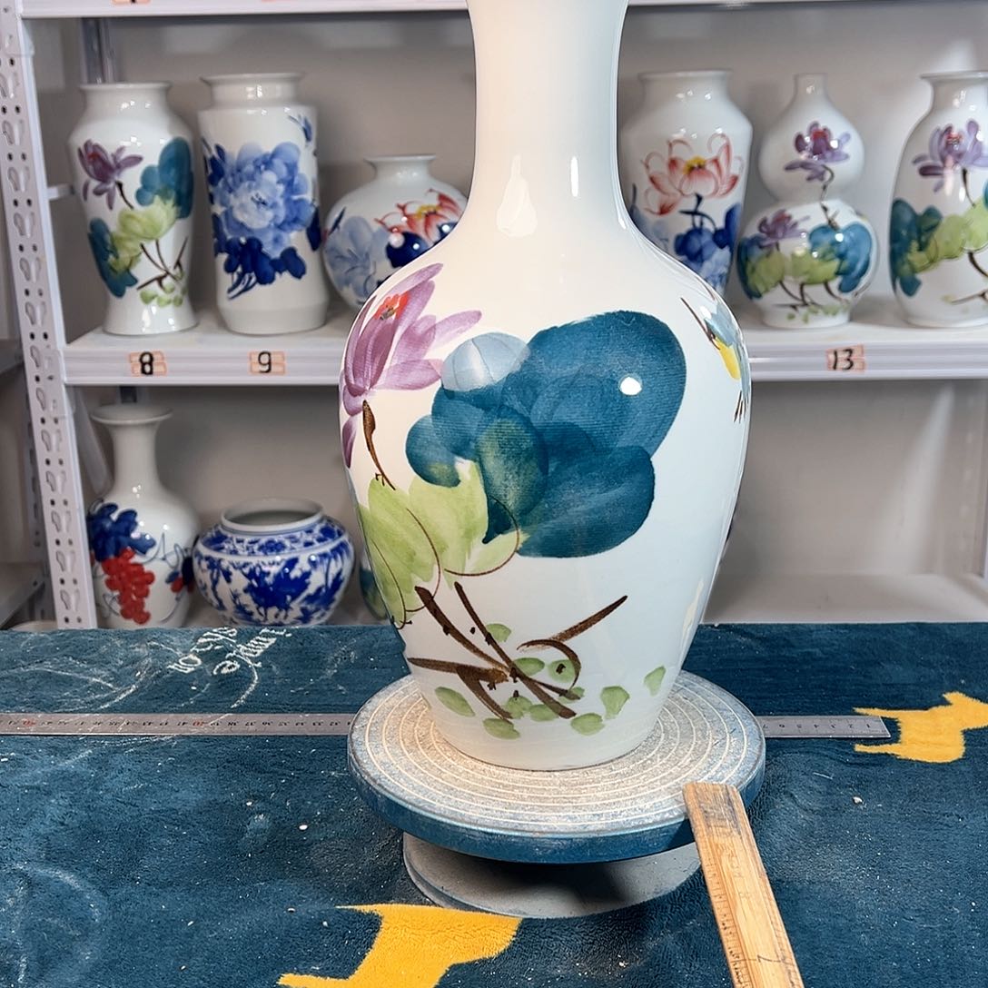 摆件景德镇陶瓷棒鸟