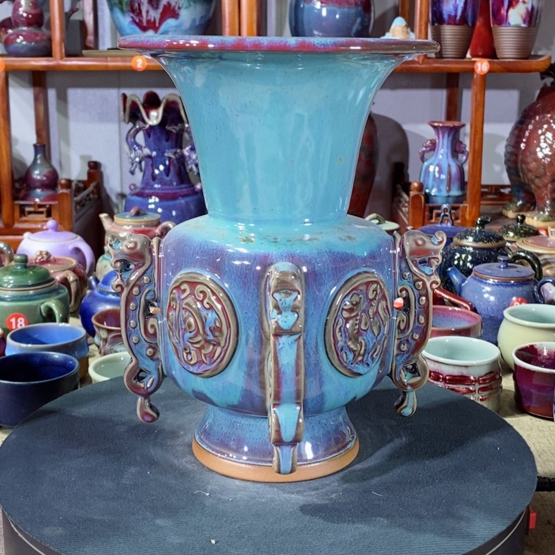 摆件神垕镇原产地钧瓷！