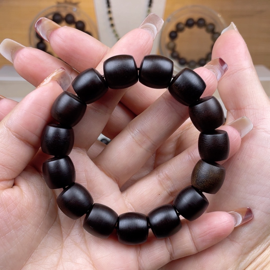 沉香手串叶*秋越南芽庄白棋楠