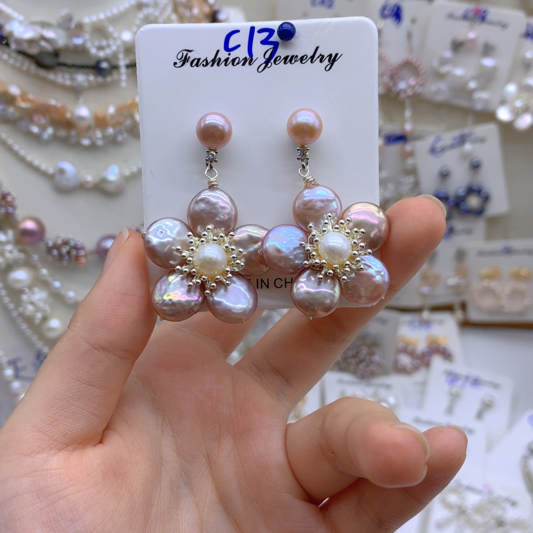 淡水珍珠颈饰合金