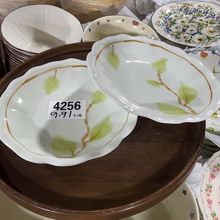 瓷微瑕外贸餐具4256