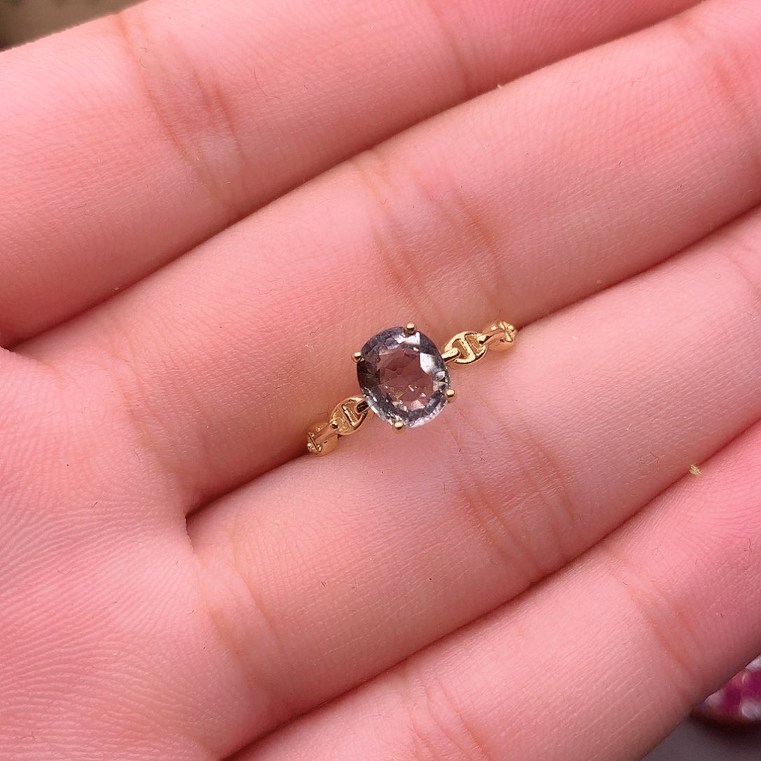 碧玺戒指银S925镶嵌0000