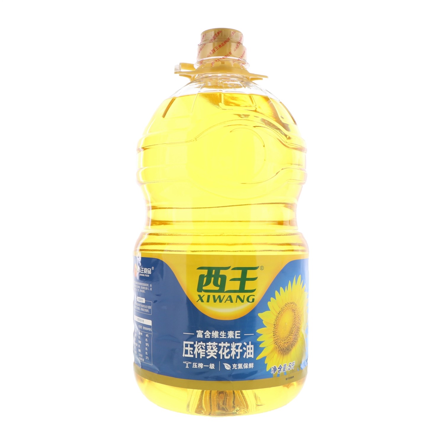 西王富含维生素E压榨葵花籽油5L