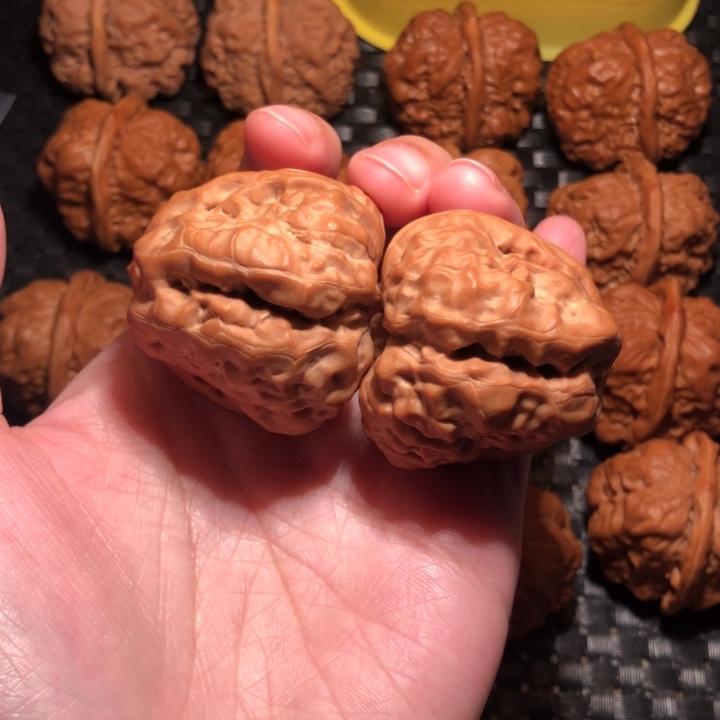 平****文玩核桃把件蛙王