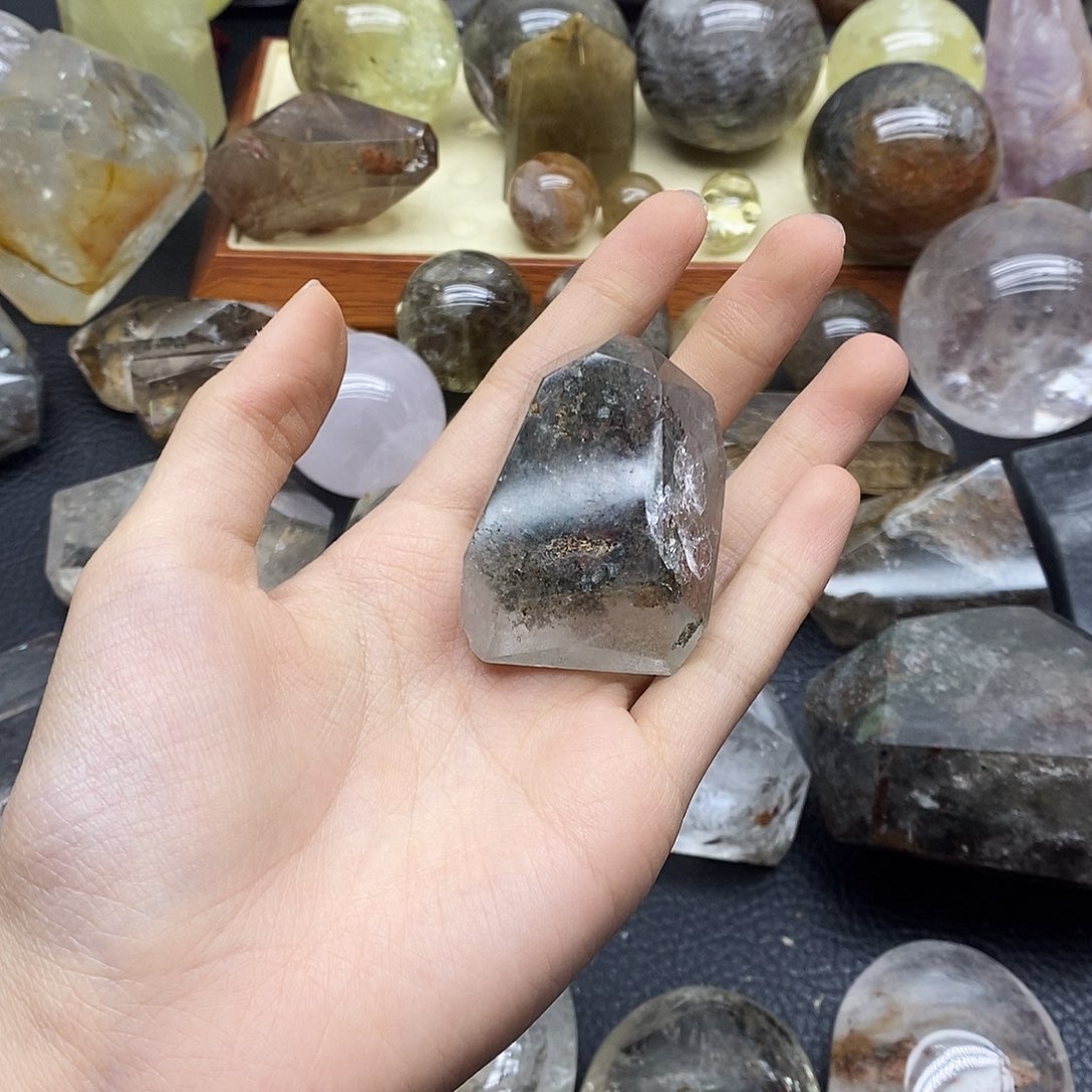 未镶嵌水晶珠宝半成品119水晶石