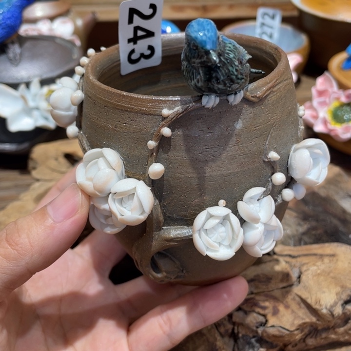 Z***e手工制作陶瓷茶具青蛙