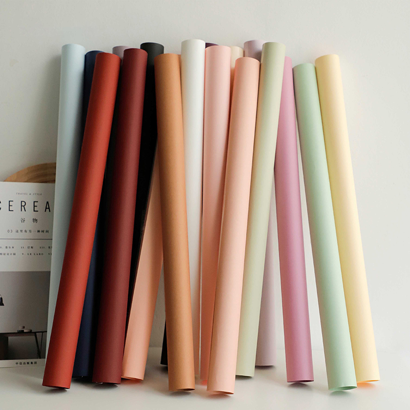 【绿萝】免裁剪小尺寸加厚风华纸礼物鲜花花束包装纸花店花艺材料