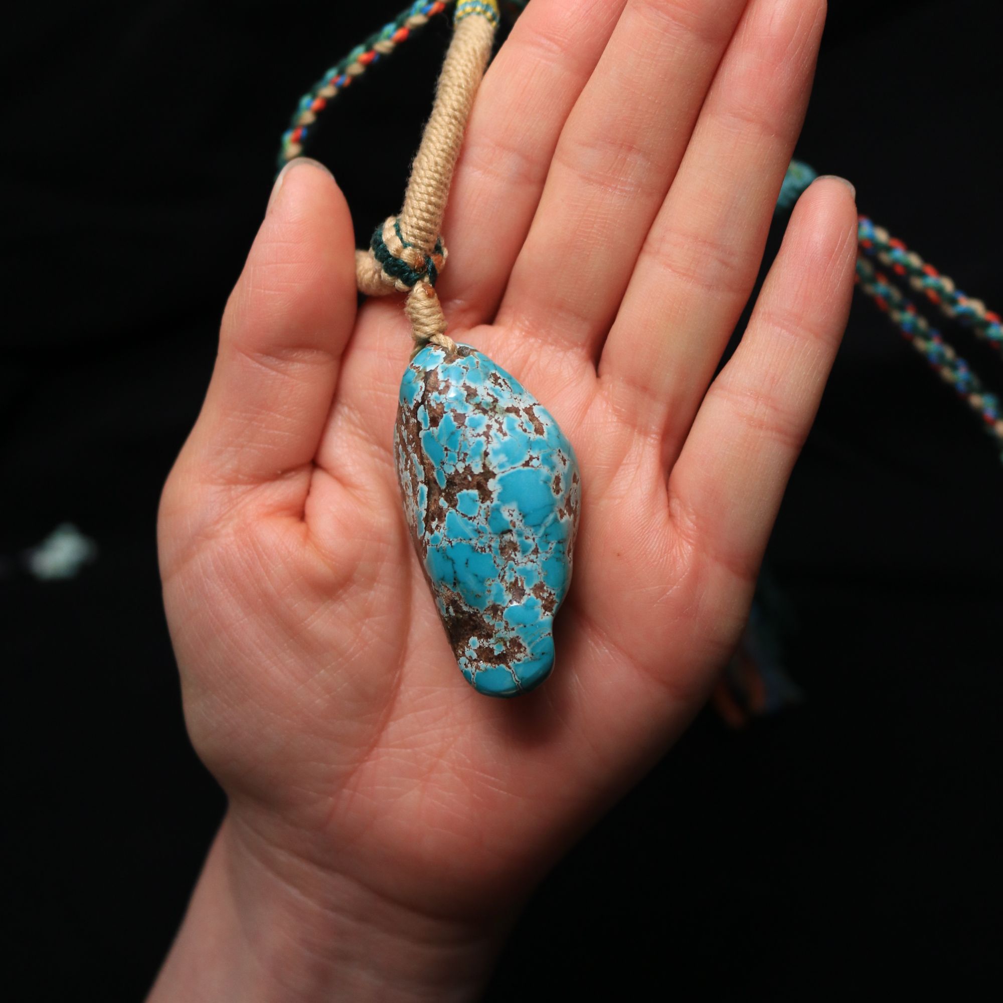 手工藏式编绳百搭吊坠随形