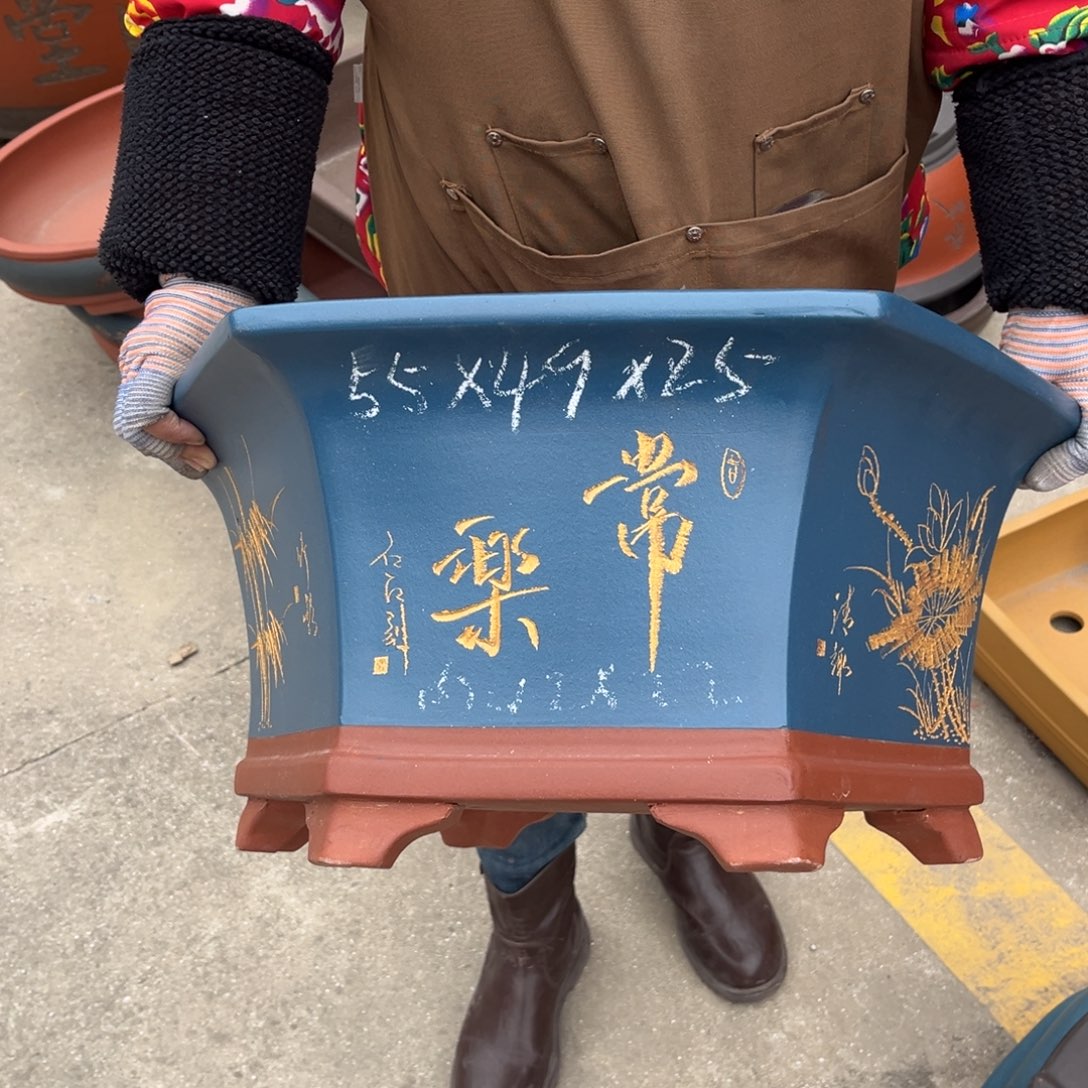 紫砂花盆盆景艺术