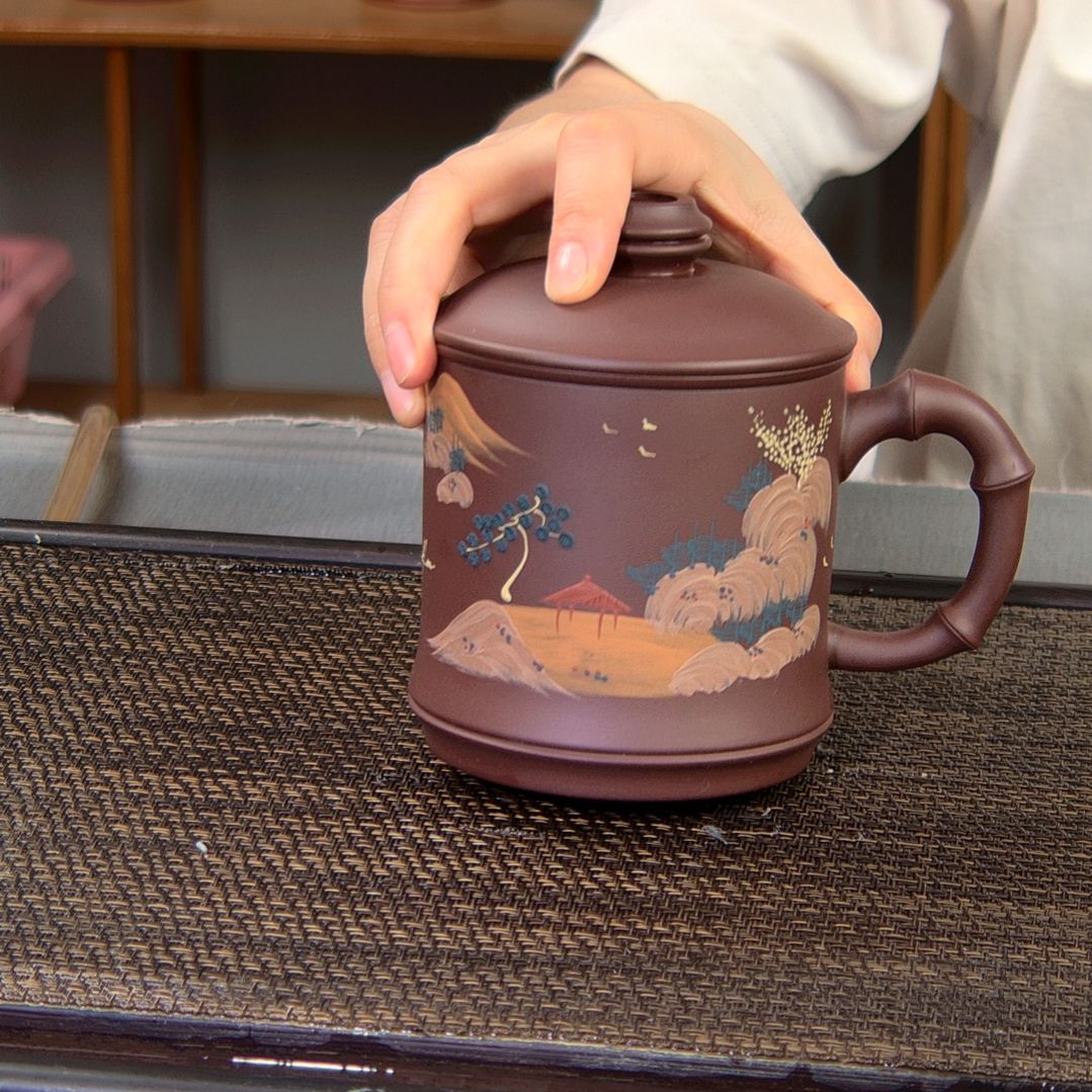 【闪购商品】茶杯绿泥高货放漏