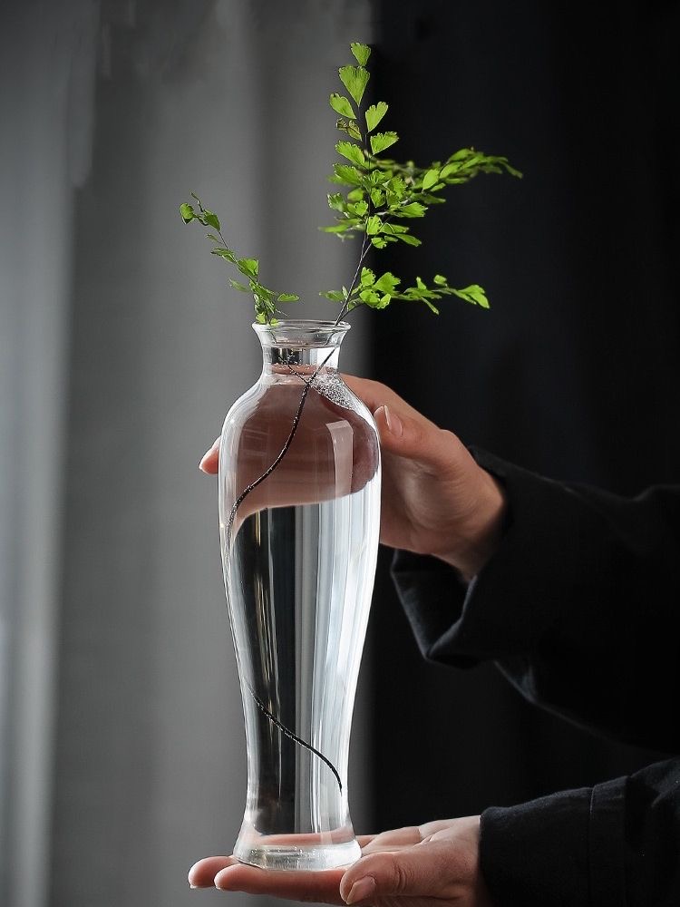 高透玻璃观音花瓶fl