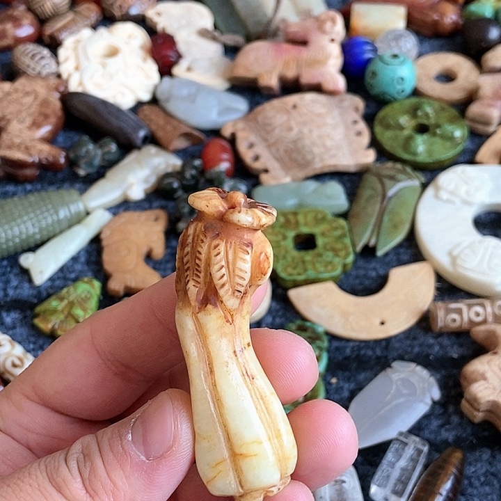 和田玉未镶嵌颈饰88