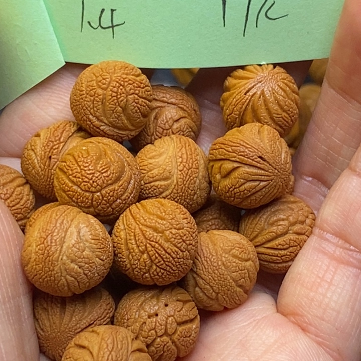 桃核吊坠秦岭龙纹桃核14