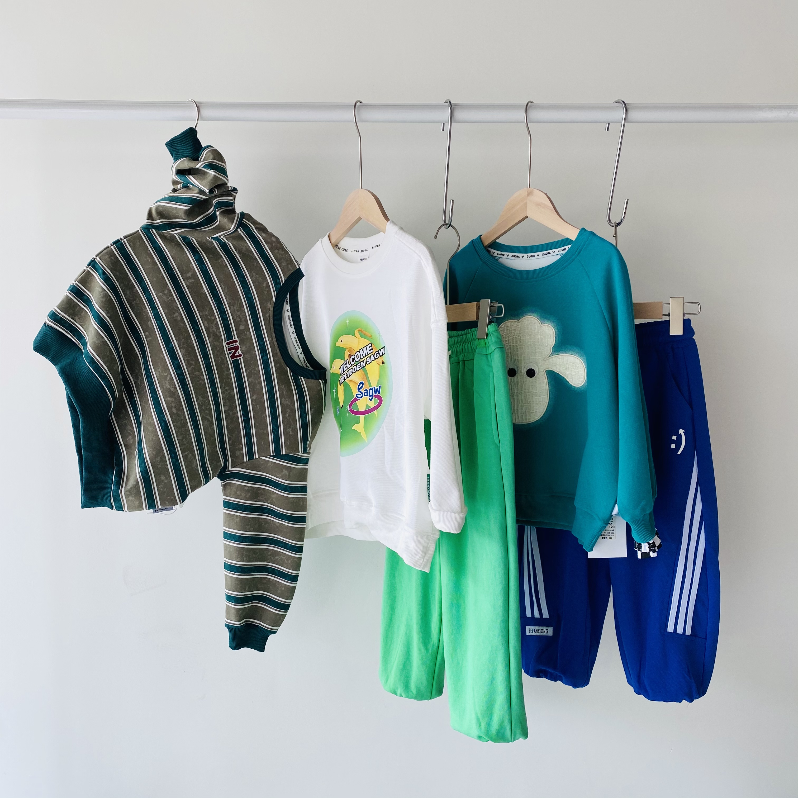 M2094#BBD-BCW1NK925蓝色裤子