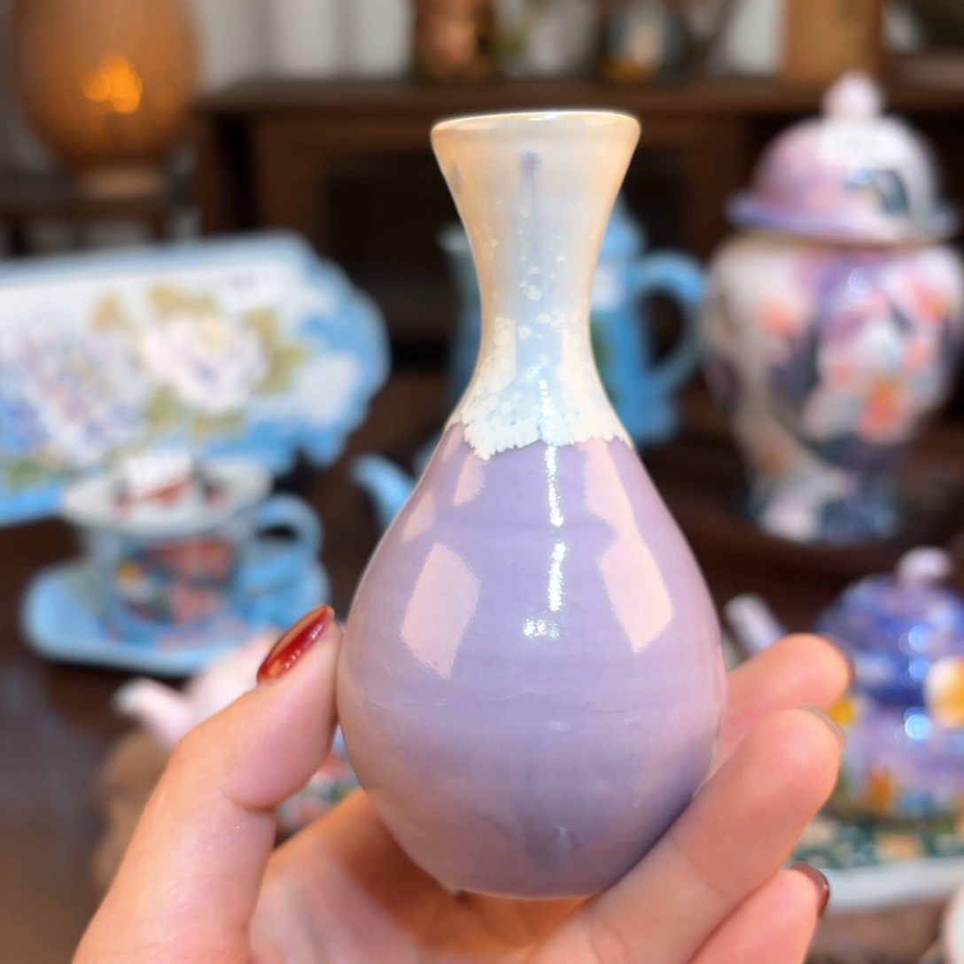 景德镇手绘高温釉下彩陶瓷茶具